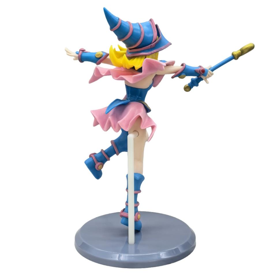 21CM Yu-Gi-Oh Duel Links Yami Yugi Muto Black Magician Girl Mana Action Figures Model Anime Cartoon Toy Gift PVC Poseable Articulated Scale Detailed