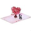 Valentinstag 3D Pop-Up Karte, Herzbaum Gruß, Geschenk für Freundin