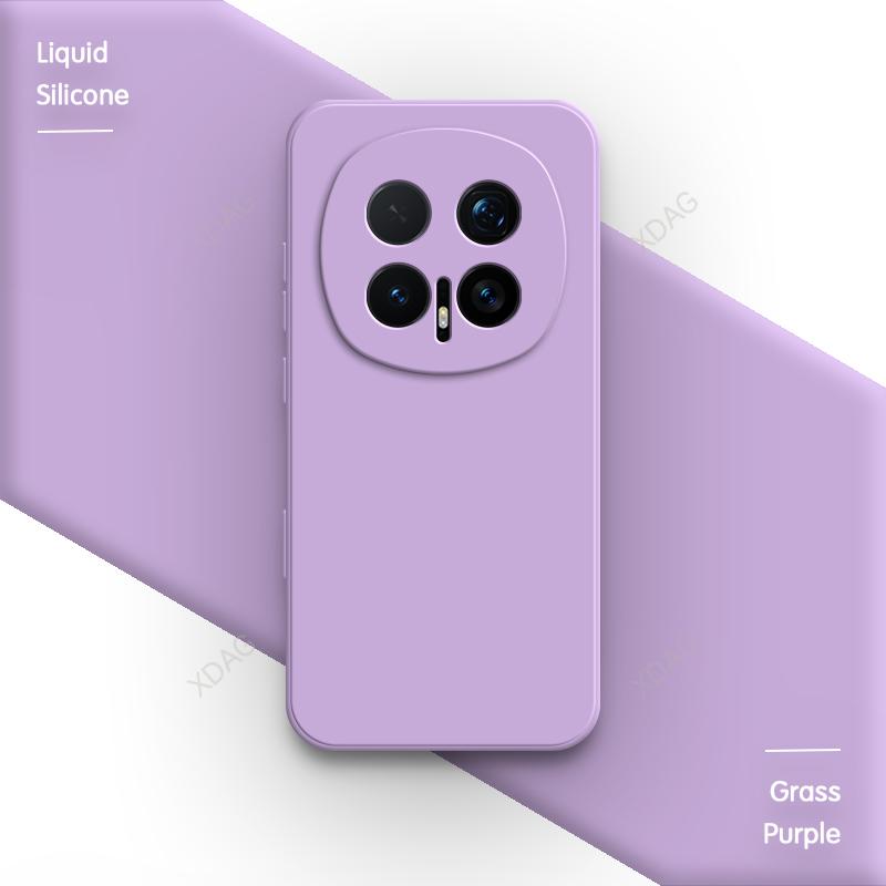 Original Liquid Silicone Soft Phone Case for Honor Magic8 Magic 8 Pro 8Pro 5G Funda Lens Protection Internal Flocking Back Cover