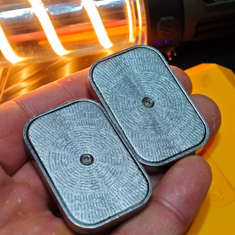 Infinite Position Mechanical Slider Metal Fidget Magnetic Push Card Plate Paragraph Haptic Coin EDC Sensory Stress Relief Toy