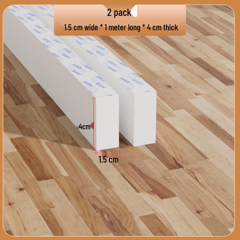 Samoprzylepny biały pasek z gumy piankowej: Uszczelka do drzwi i okien, amortyzująca, dźwiękoszczelna, podkładka antykolizyjna do urządzeń mechanicznych.