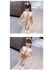 Spring Collection: Girls' Long-Sleeve Plaid Princess Dress In Cotton Linen.