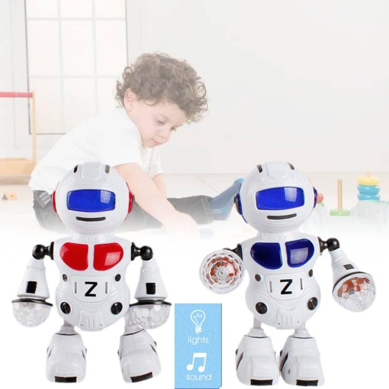 Dancing Electric Robot Lighting Music Children Educational Toys Gift Christmas