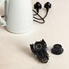 Elektrischer Wasserkocher, Kaffeekanne, Koppler-Anschluss, Temperaturkontrollschalter, elektrischer Wasserkocher, wasserdichte Basis, Steckdose, Zubehör