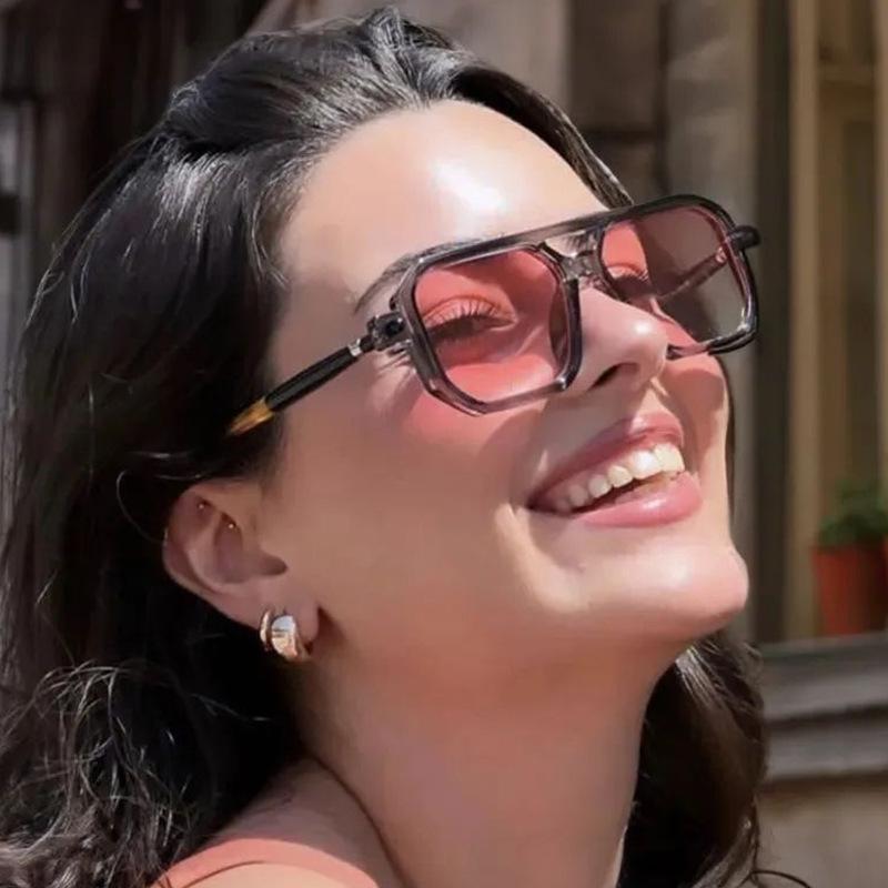 New Classic Square Pilot Sunglasses Women Men Retro Shades Brand Female Luxury Sun Glasses Vintage  Feminino Uv400