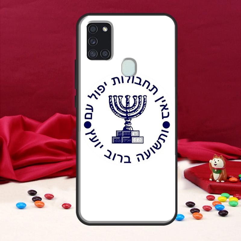 Speciální pouzdro izraelské armády Mossad pro Samsung Galaxy A34 A54 A14 A12 A22 A32 A52 A51 A71 A50 A53 A73 A13 Zadní kryt