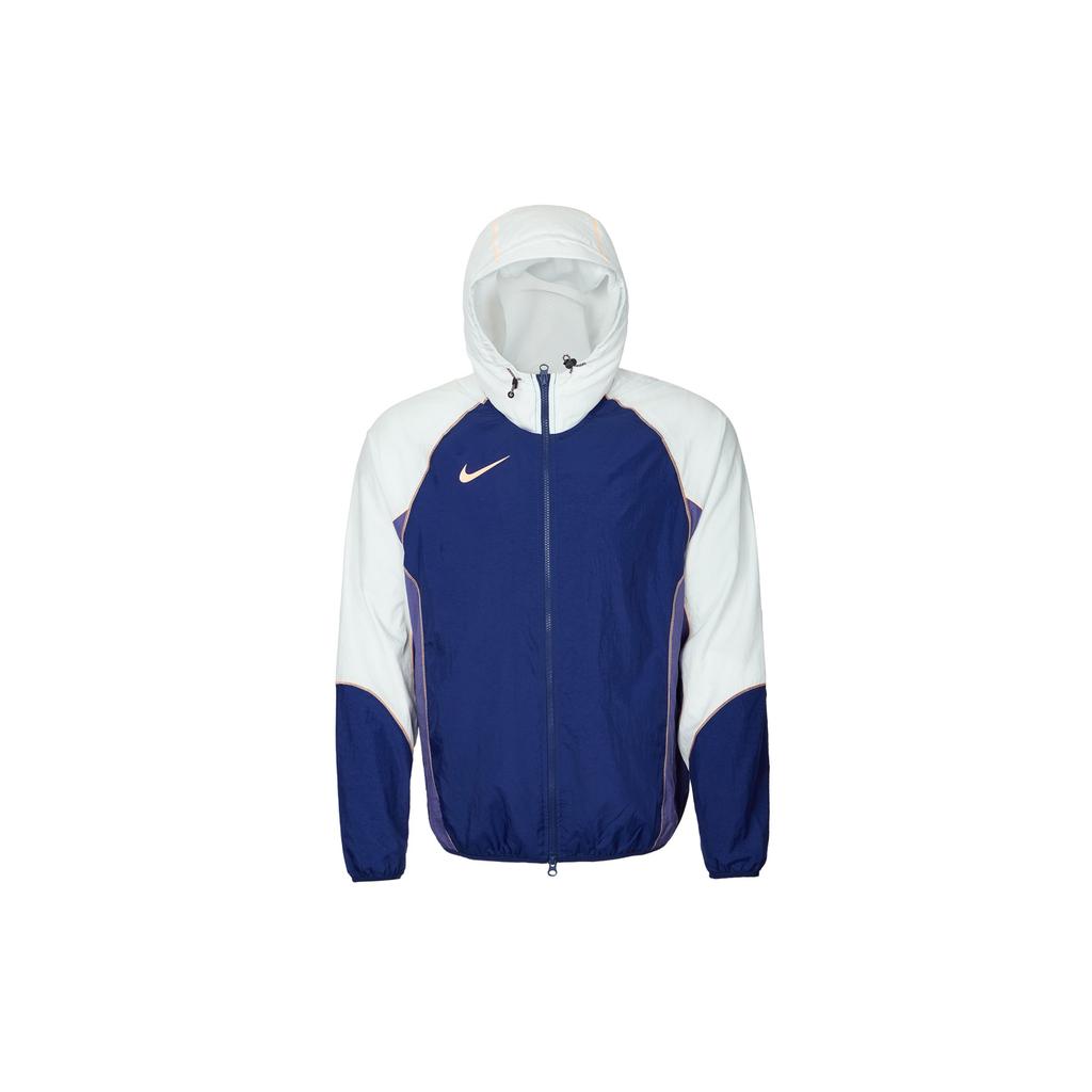 Nike Strike Fashion Comfortable Versatile Hooded Jacket Men Jacket Space-Blue Dust-Light-Color Dark-Purple-Gray HJ3803-492