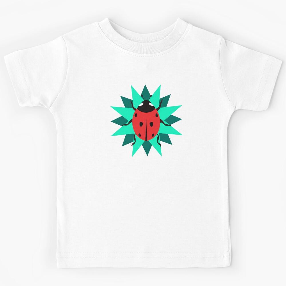 Ladybug Garden Red Beetle Lucky Charm Gift Kids T-Shirt 110