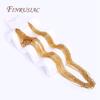 18K Real Gold Plated 49cm Length 1.4mm O Chain and 1.2mm Bead Chain For Necklace Making,Lobster Clasp Thin Chains Wholesale