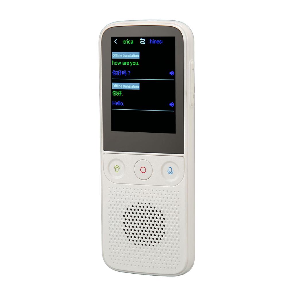 112 Languages Smart Voice Translator 2.4inch   1GB   8GB ROM Portable WiFi Language Translator Device
