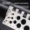 1-20PCS Stainless Steel Screw Measuring Ruler Bolt Nut Thread Checker Gauge Fastener Identifier Tool for Automotive Plumbing
