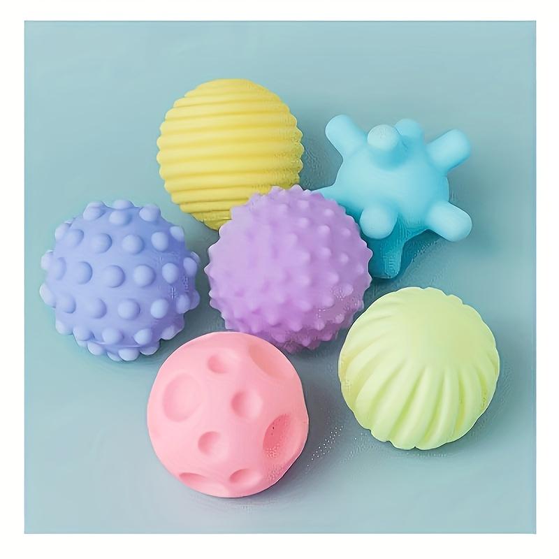 6PCS/set Baby Toys Sensory Balls For Children Textured Hand Touch Ball Soft Massage Ball Infant Rattle Senses Toys