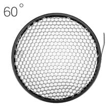 

soonpho mb Grid Diffuser 6.7 17cm 10 20 30 40 50 60 Degree for Bowens Standard Reflector Photography Studio Flash Light 60 Degree