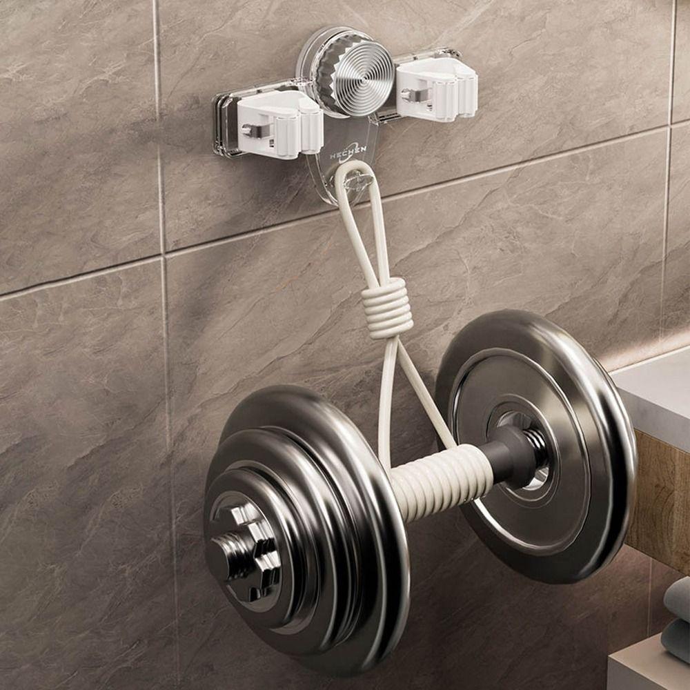 Waterproof Mop Clip Rack Wall Hanging Broom Mop Holder Multifunctional Broom Storage Rack  for Home