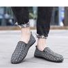 WTEMPO Men's Old Beijing Cloth Flat Shoes Slip-on Canvas Shoes Non-slip Casual Sport Sneakers Lazy Shoes Work