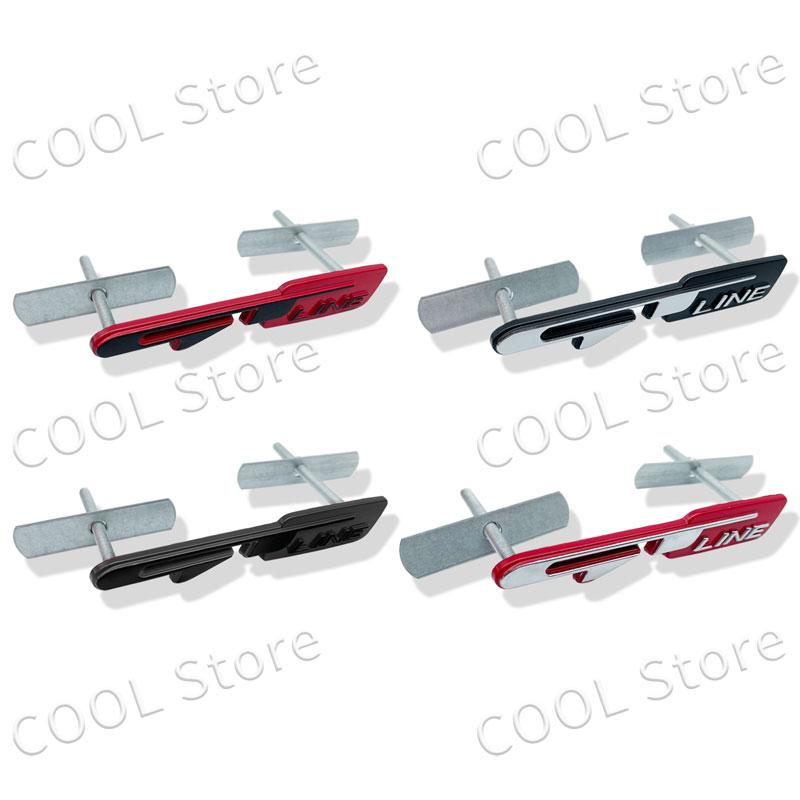 ART1   GT line Car Emblem Metal Side Fender Trunk Badge For Kia K3 K5 K9 Forte Ceed Cerato For Peugeot Car Front Hood Grille Decoration