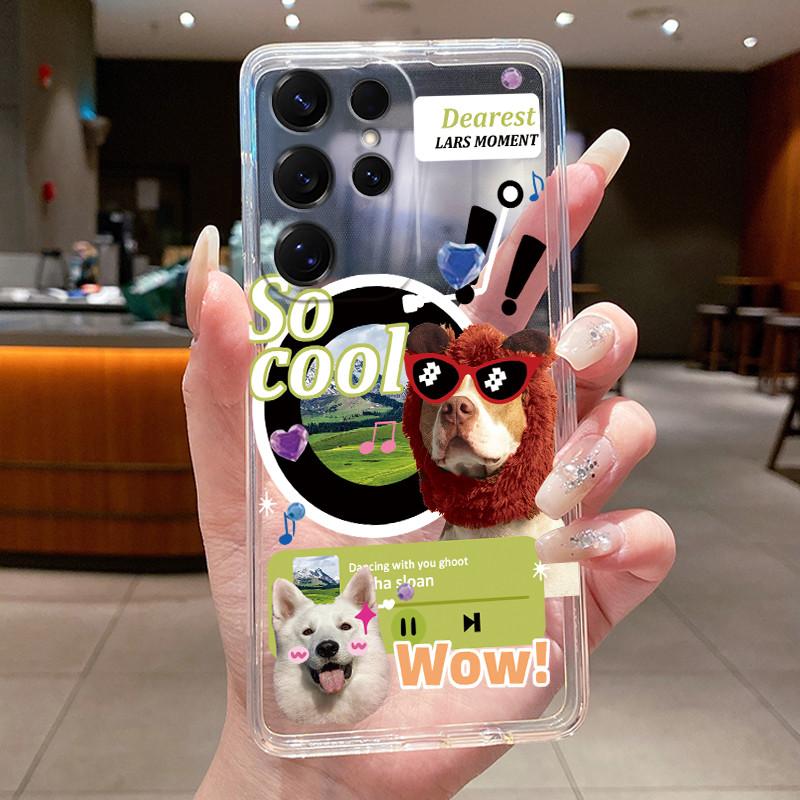 Bag Clear Case For New Hot Samsung Galaxy S26 Ultra S26 edge S 26 Plus Cover Luxury Pretty Butterfly Flower Soft TPU Phone Cases