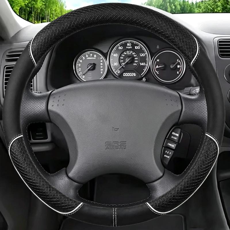Braid Wheel Cover for Honda Civic 7 Coupe 2003 2004 2005 2006 DIY Car Steering Wheel Cover Accessory