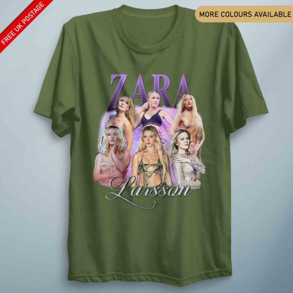 Vintage Zara Laarsson Tour Tshirt Unisex Shirt Kids Ladies T Shirt Gift Tee