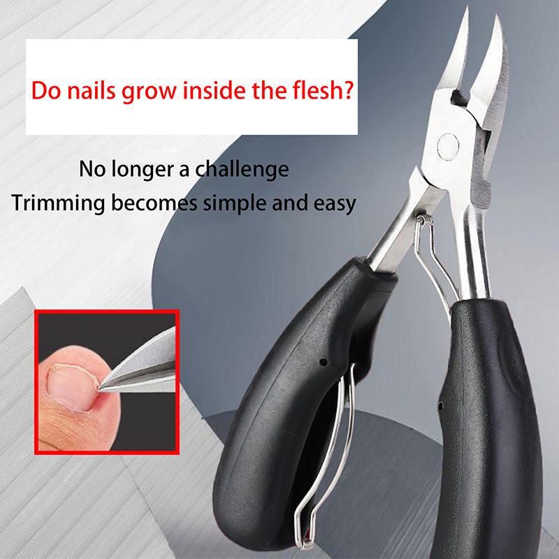Professional Nail Clippers, Correction Thick Nails Ingrown Paronychia Trimmer, Edge Cutter, Manicure Scissor Pedicure Tool