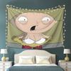 Stewie Funny Creative  Tapestry Fashionable and Lightweight Soft Light BeigeFriendly MultiFunctional Bedroom Living Room