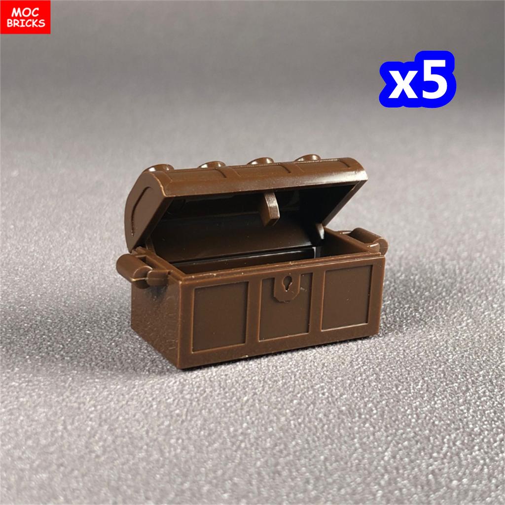 MOC Bricks Container Series Display Box Bucket Basin Pot Pack Basket Attachments Assembled Constructing Blocks Playthings Children Gift
