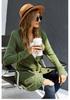 Autumn/Winter V-Neck Single-Breasted Long Cardigan for Women - European American Knitwear
