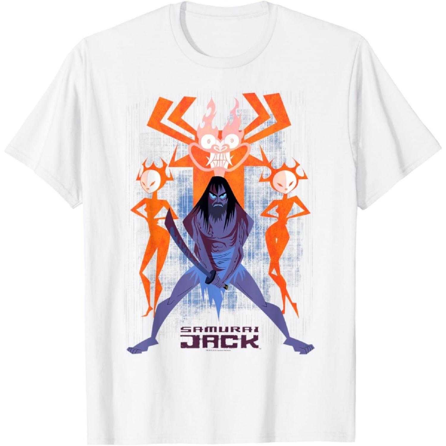 Samurai Jack Jack vs Evil T-Shirt S белый