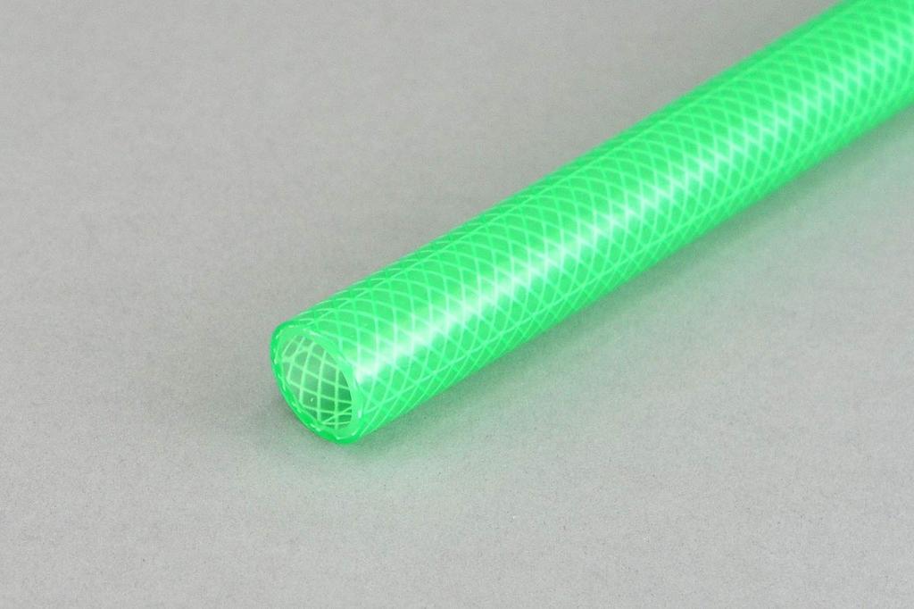 Sanyo Kasei Antibacterial Clear Hose KC-15195L10G [15 x 19.5mm] [Green] [10m]
