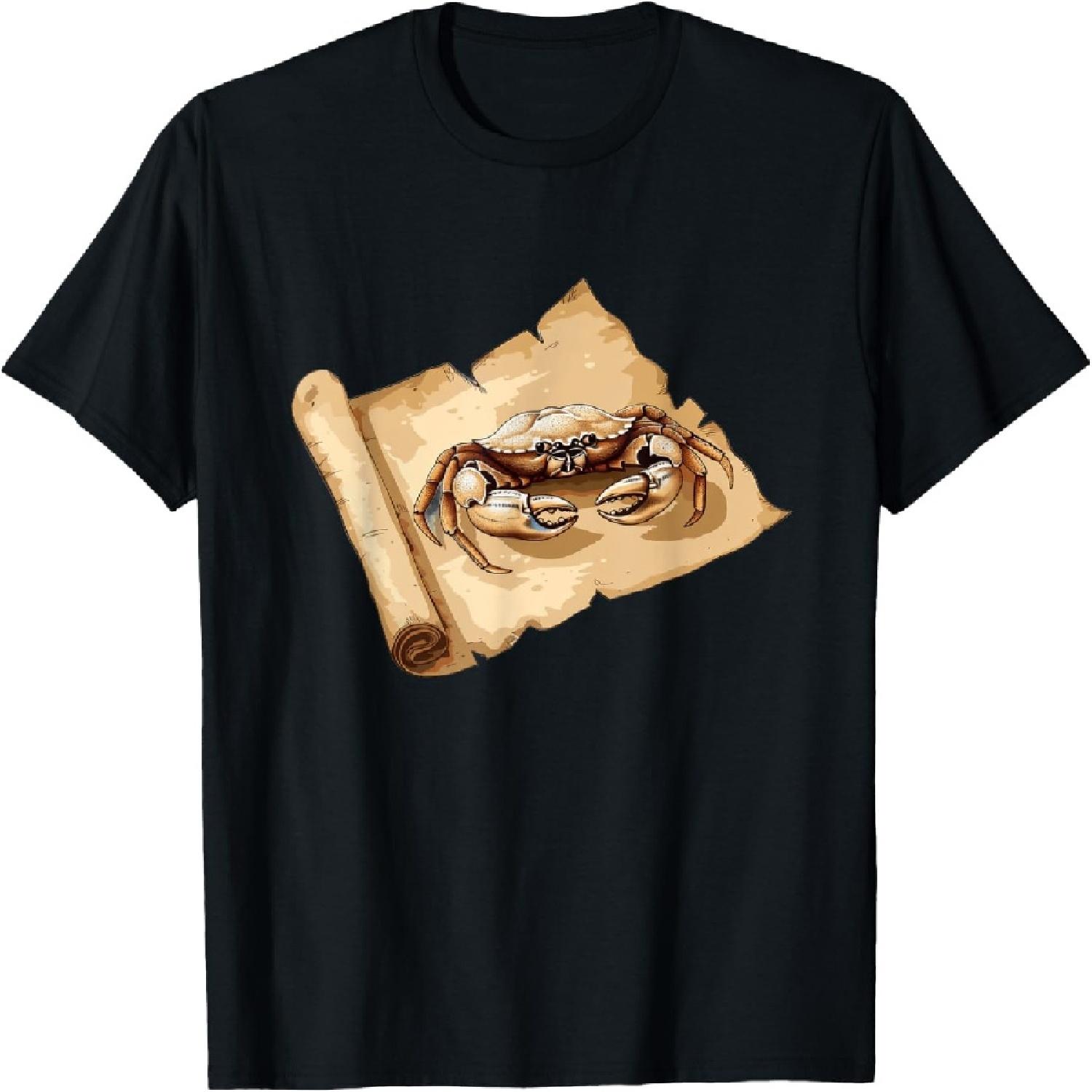 

Dungeness Crab With An Ancient Scroll Vect T-Shirt XXXXXL різнокольоровий