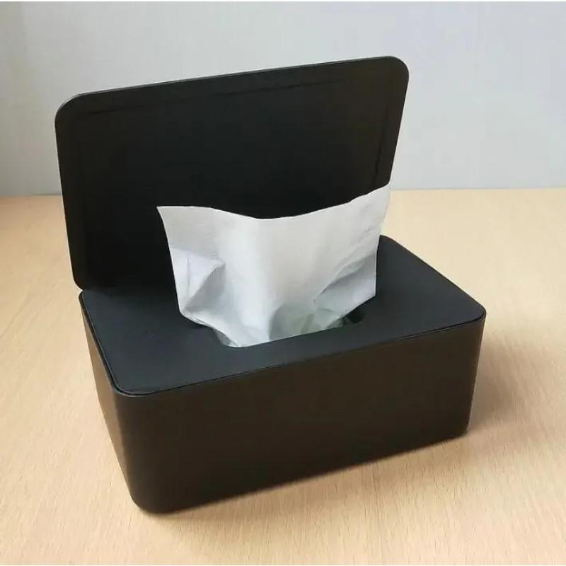 Cutie de șervețele umede Sigiliu de birou pentru șervețele pentru bebeluși Cutie de depozitare pentru hârtie Suport dozator de plastic rezistent la praf cu capac Cutie de șervețele
