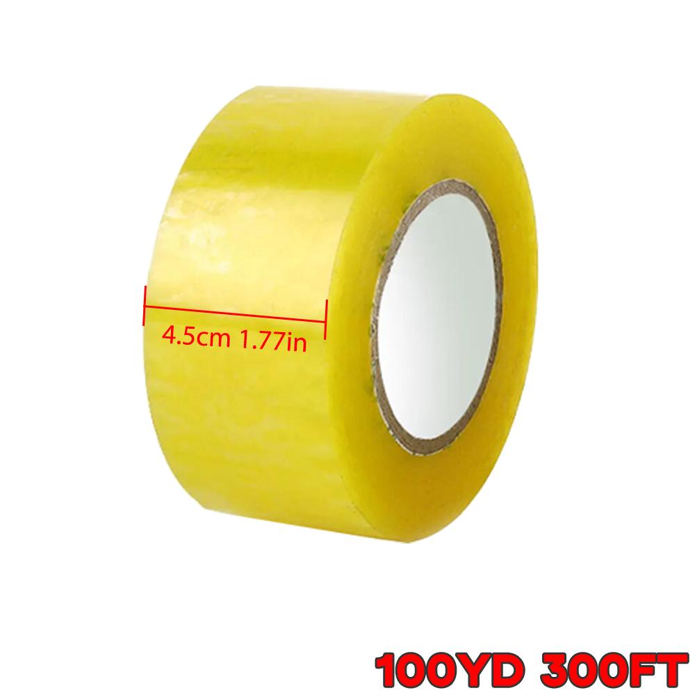 Clear Tape Packaging Tape Universal Box Sealing Tape Is Suitable for Office, Home, School, Mailing, Packing and Shipping
