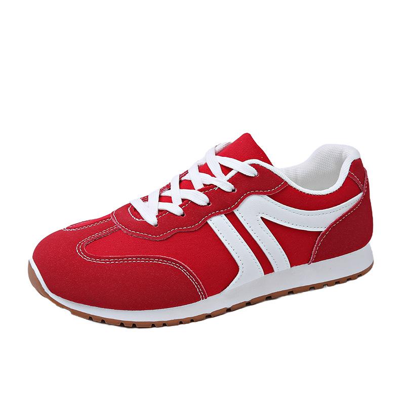 

Spring 2025 new large size fashion casual sports women s shoes lace-up color matching outer wear single shoes women 36