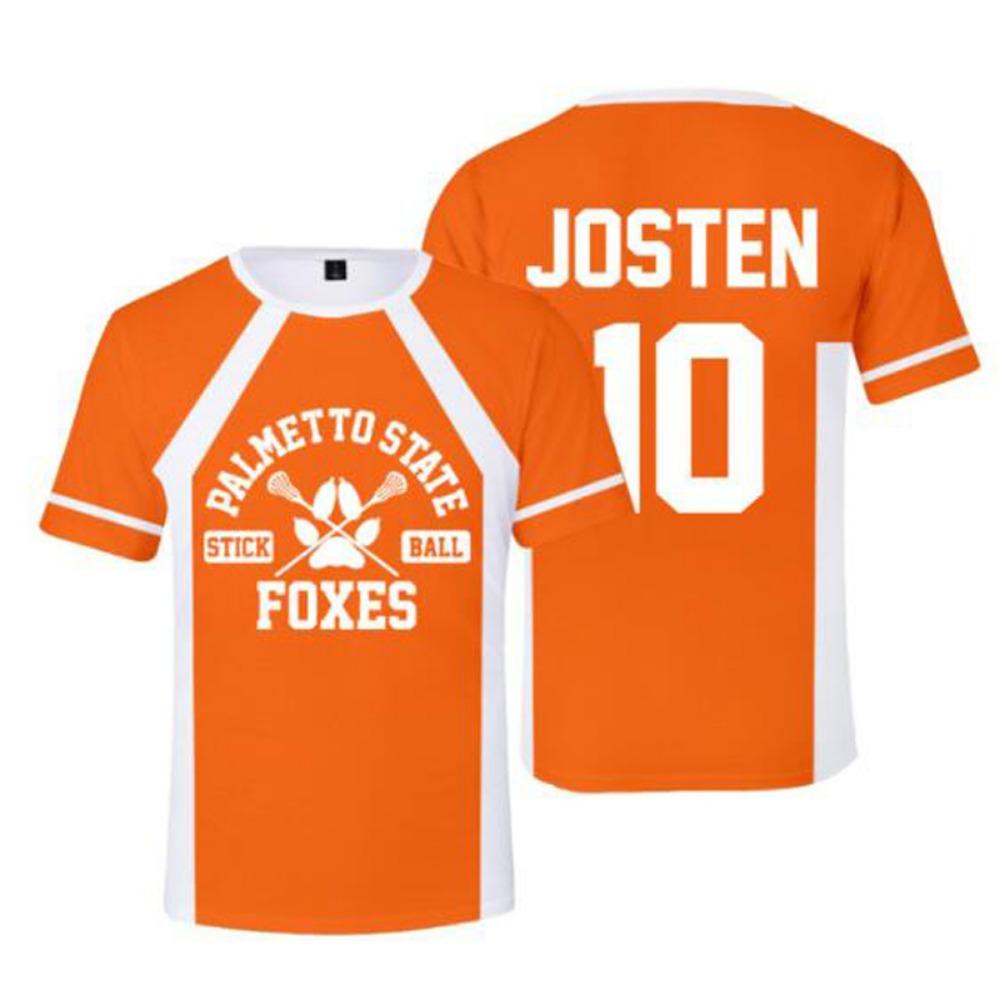 The Foxhole Court Palmetto State Foxes 3D T Shirt Unisex Summer Short Sleeve Funny Tshirt Graphic Tee Streetwear Lacrosse Jersey