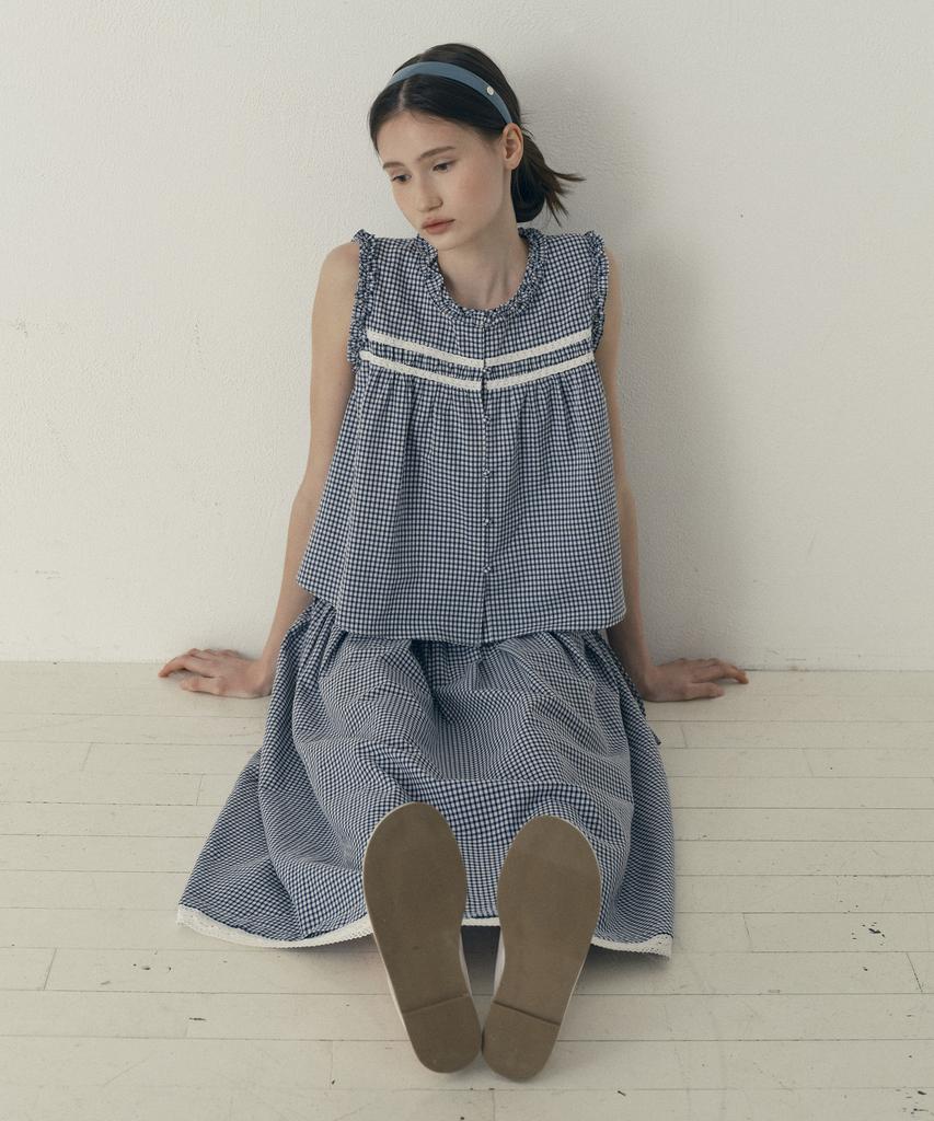 Jucy Judy Checkered Full Skirt J1Sk322A