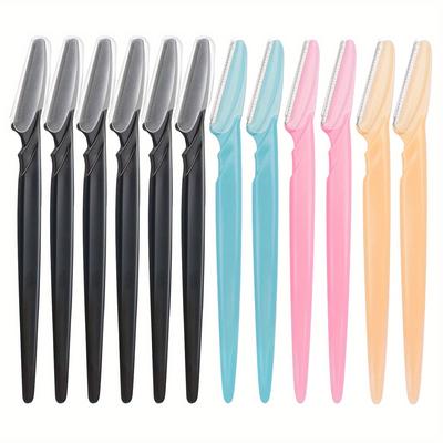 Eyebrow Shaver - Reusable, Portable Hair Trimmer With Protective Case For Facial Hair Removal - Sharp Blades For Easy Grooming