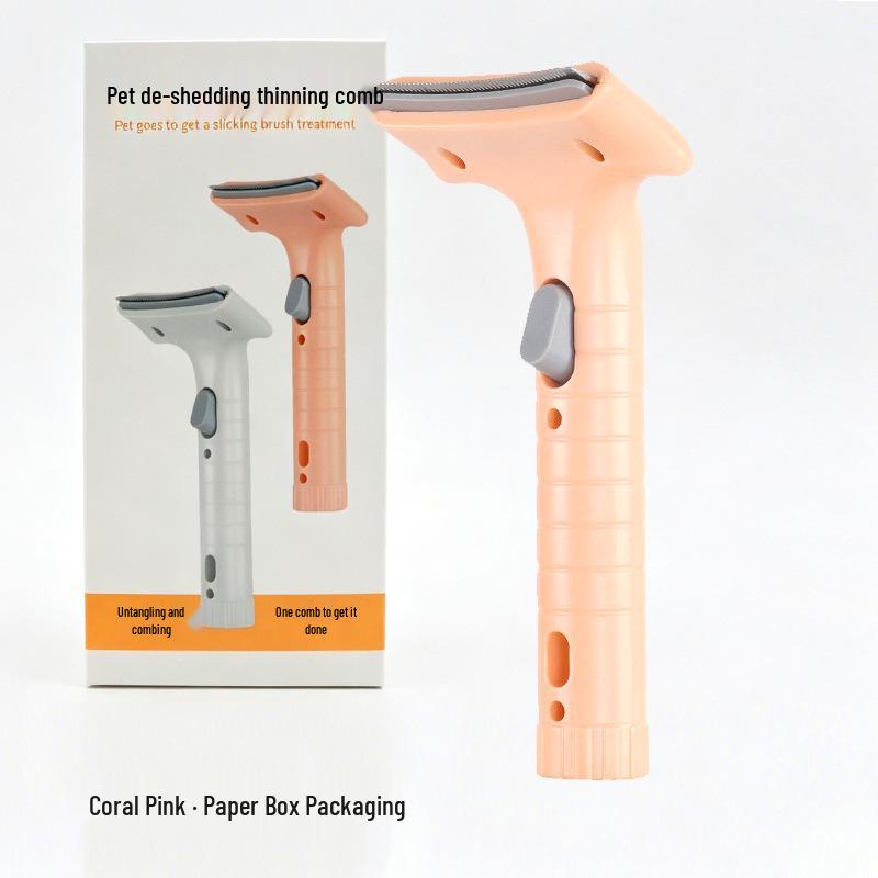 Pet Deshedding & Grooming Comb for Cats and Dogs