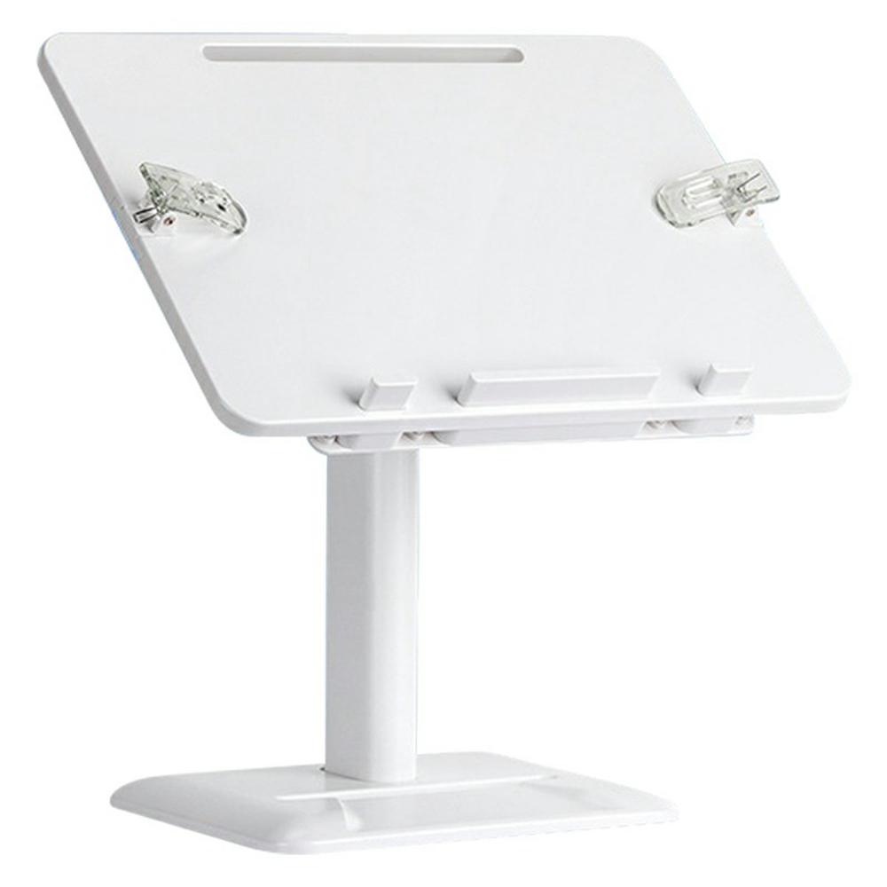 

Upgraded Children Reading Book Holder Stand Telescopic Adjustable Angle Desktop Floor ABS Reading Rack A