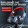 Newest Wireless Headphones Bluetooth Earphones Large Headset Helmets with Mic Support TF-Card Mp3 Play display screen
