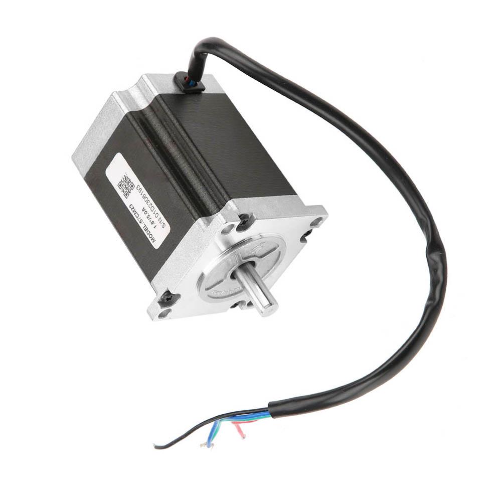2 Phase Stepper Motor 2.1Nm 8mm Shaft 76mm Length for CNC NEMA23 57CM23 5A 2 Phase Stepper Motor 2.1Nm 8mm Shaft 76mm Length for CNC NEMA23 57CM23 5A