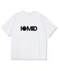 MIDNIGHT12AM Imid Oversized Short Sleeve T-Shirt White
