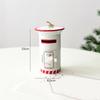 Iron Mailbox Hanging Ornament Christmas Tree Decoration for Yard Mantels Porch Window Display Holiday Party Centerpieces