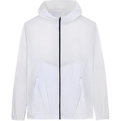 Lightweight Breathable UV Protection Sunshade Jacket Men Outerwear Light-Pink Gray 152427610-1