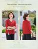 Elegant Chiffon Seven-Sleeve Top for Mom - Dignified & Stylish Summer Wear for Middle-Aged & Elderly Women