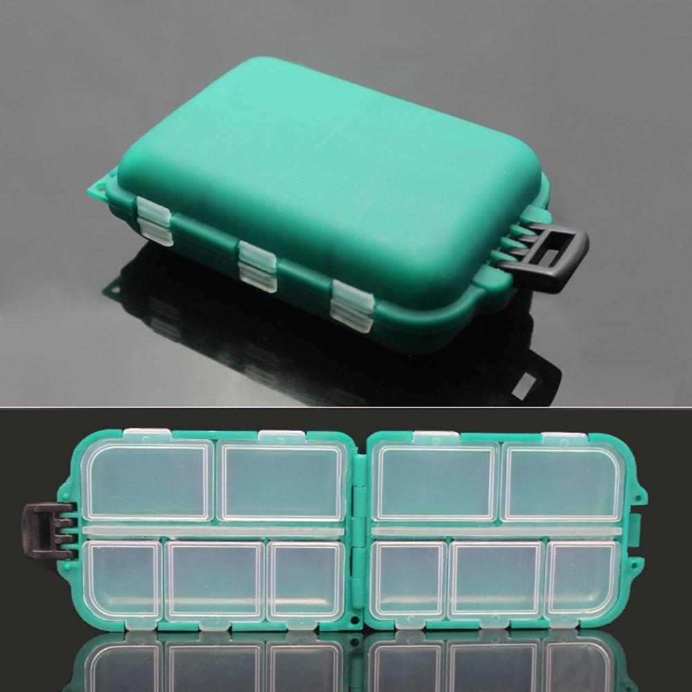 Portable Accessory Square Tool Fishing Tackle Boxes Bait Storage Case Lure Container Fishhook Box