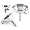 Stainless Steel Detachable Funnel with Filter Cooking Oil Transmit Kitchen Tools