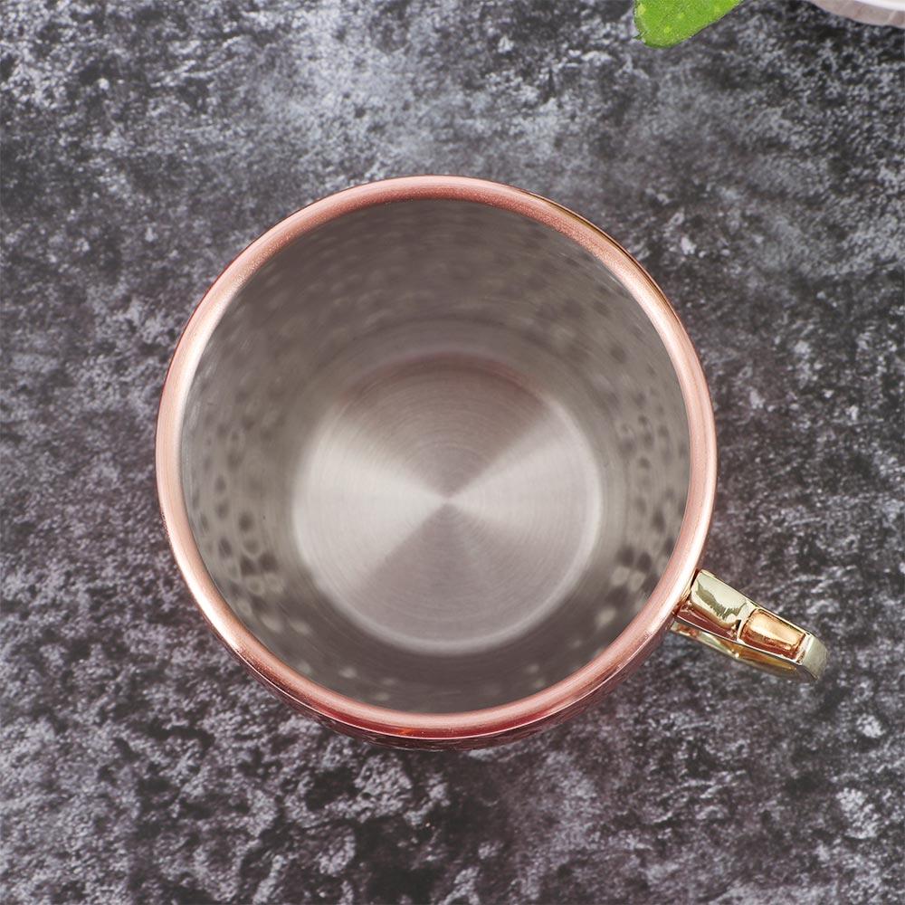 Bar 18 Ounces Dining Cocktail Glass Stainless Steel Moscow Mule Mug Beer Cup Mug Coffee Cup