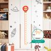 Kids Growth Chart Wall Sticker Bedroom Play Room Nursery Cartoon Animal Boys Girls Baby Height Measuring Ruler Decal