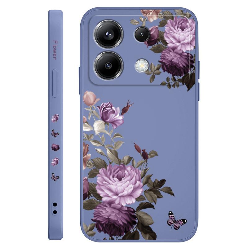 Peony Blossoms Phone Case For Xiaomi Poco X7 X6 F6 M6 M5 M5S F5 X5 F4 X4 M4 F3 M3 X3 Pro 4G 5G GT Silicone Cover