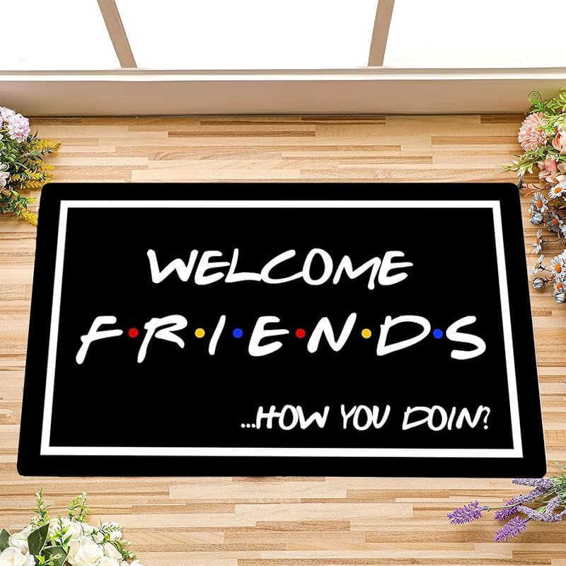 

Crazy Dogs Live Here Do Not Knock They Will Bark Doormat Indoor Welcome Front Porch Decor Paw Door Mat Non-Slip Entrance Rugs Washable Rubber Outdoor 24*16 Inch
